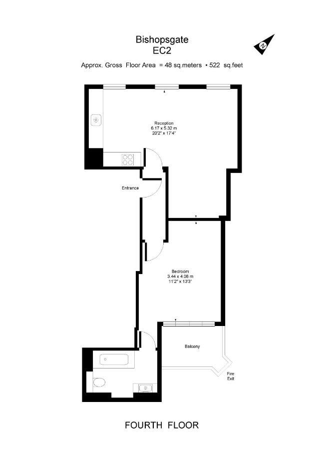 4, 48 Bishopsgate By Living * Londen